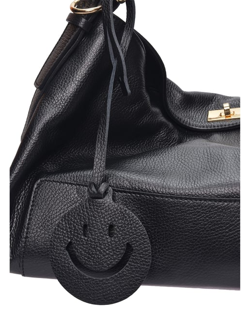 Luisa Vannini Negro Bolso de cuero - Image 3