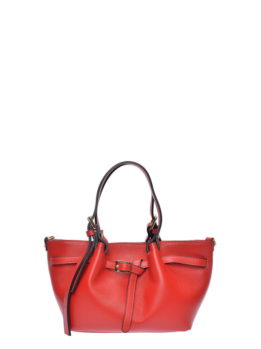 Luisa Vannini Rojo Bolso de cuero - Image 1