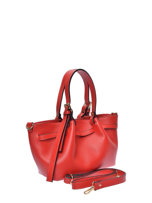 Luisa Vannini Rojo Bolso de cuero - Image 2