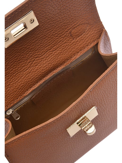 Luisa Vannini Brown Bolso de cuero - Image 4