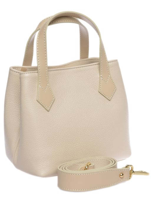 Luisa Vannini Beige Bolso de cuero - Image 2