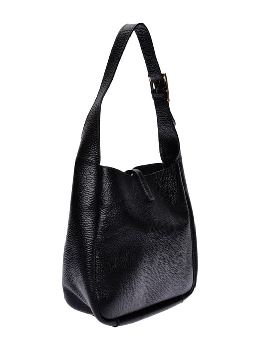 Anna Luchini Negro Bolso de cuero - Image 2