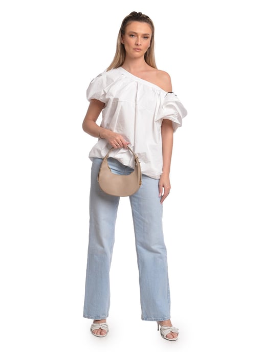 Isabella Rhea Beige Bolso de cuero - Image 5
