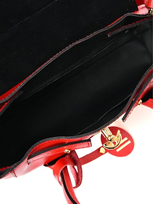Isabella Rhea Rojo Bolso de cuero - Image 4