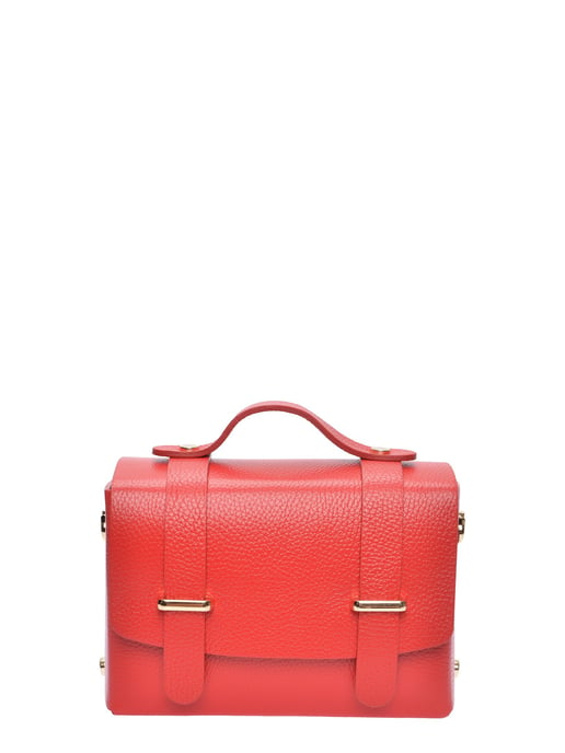 Luisa Vannini Rojo Bolso de cuero - Image 1