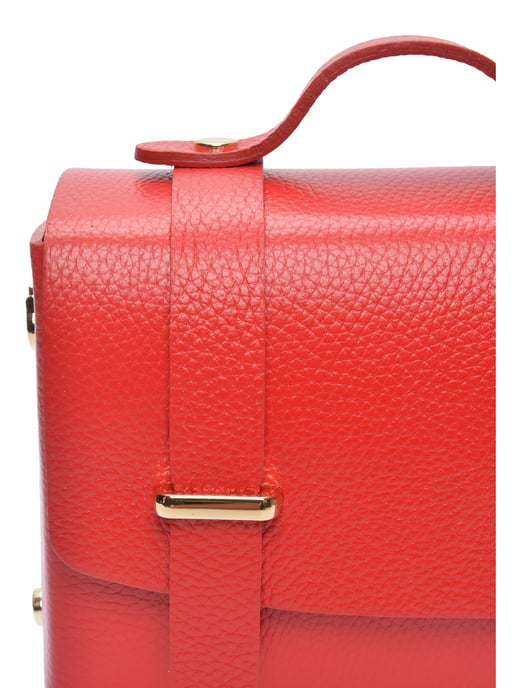 Luisa Vannini Rojo Bolso de cuero - Image 3
