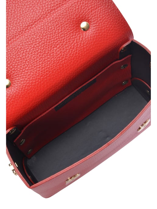 Luisa Vannini Rojo Bolso de cuero - Image 4