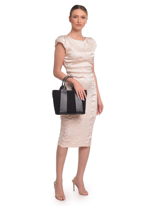 Luisa Vannini Negro Bolso de cuero - Image 5