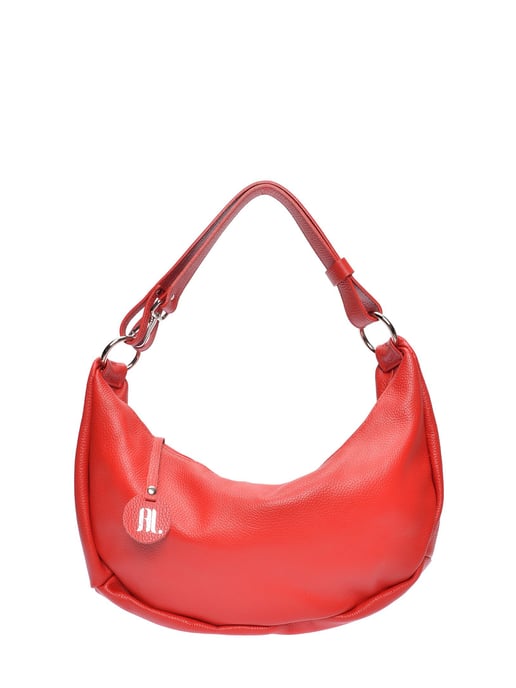 Anna Luchini Rojo Bolso de cuero - Image 1