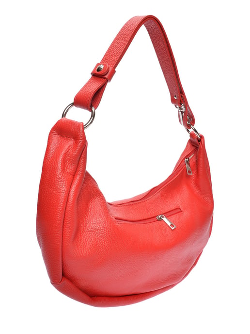 Anna Luchini Rojo Bolso de cuero - Image 2