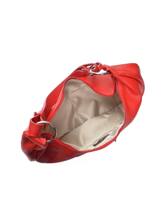 Anna Luchini Rojo Bolso de cuero - Image 4
