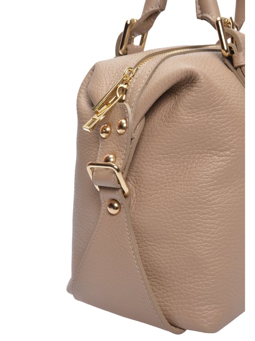 Luisa Vannini Beige Bolso de cuero - Image 3