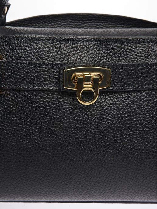 Isabella Rhea Negro Bolso de cuero - Image 3