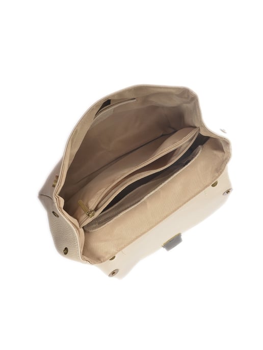 Isabella Rhea Beige Bolso de cuero - Image 4