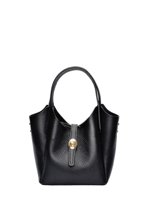 Isabella Rhea Negro Bolso de cuero - Image 1