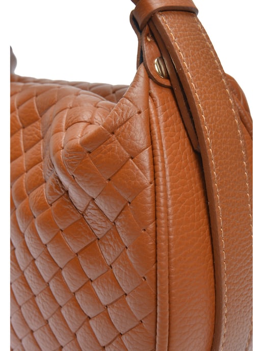 Anna Luchini Brown Bolso de cuero - Image 3