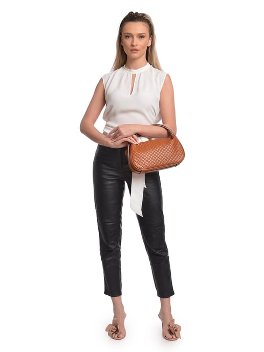 Anna Luchini Brown Bolso de cuero - Image 5
