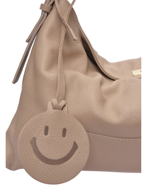 Luisa Vannini Beige Bolso de cuero - Image 3