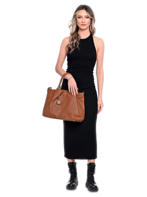 Luisa Vannini Brown Bolso de cuero - Image 5