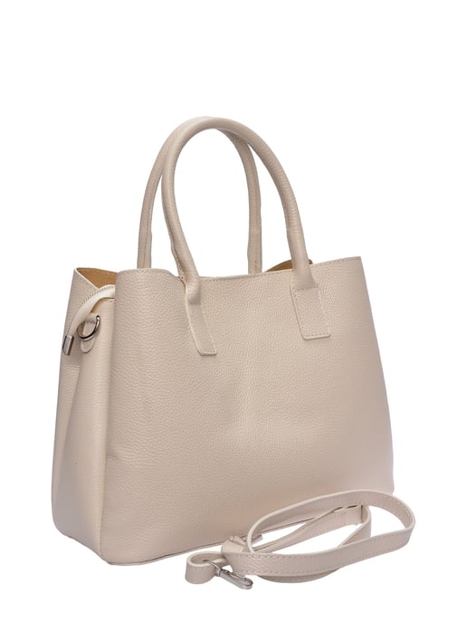 Anna Luchini Beige Bolso de cuero - Image 2