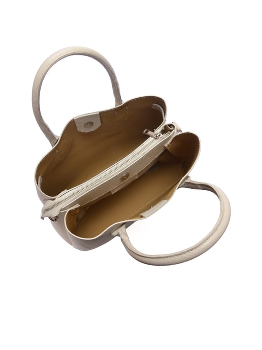 Anna Luchini Beige Bolso de cuero - Image 4