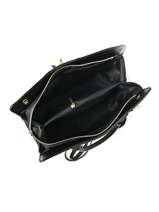 Roberta M Negro Bolso de cuero - Image 4