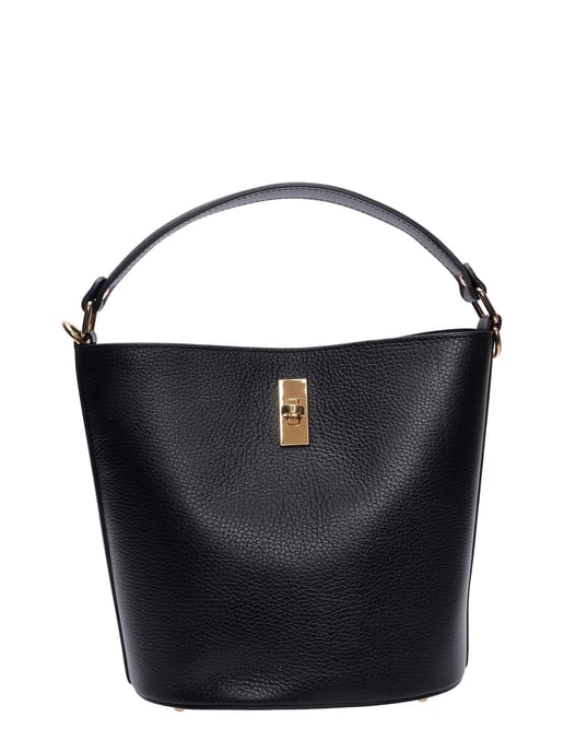 Luisa Vannini Negro Bolso de cuero - Image 1