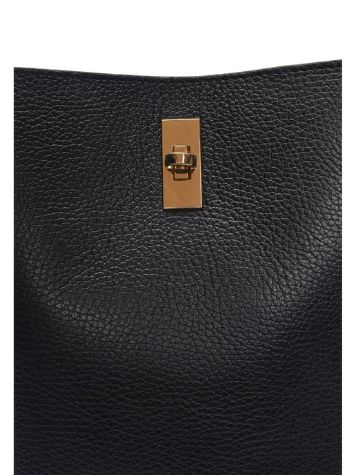 Luisa Vannini Negro Bolso de cuero - Image 3
