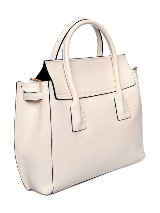 Luisa Vannini Beige Bolso de cuero - Image 2