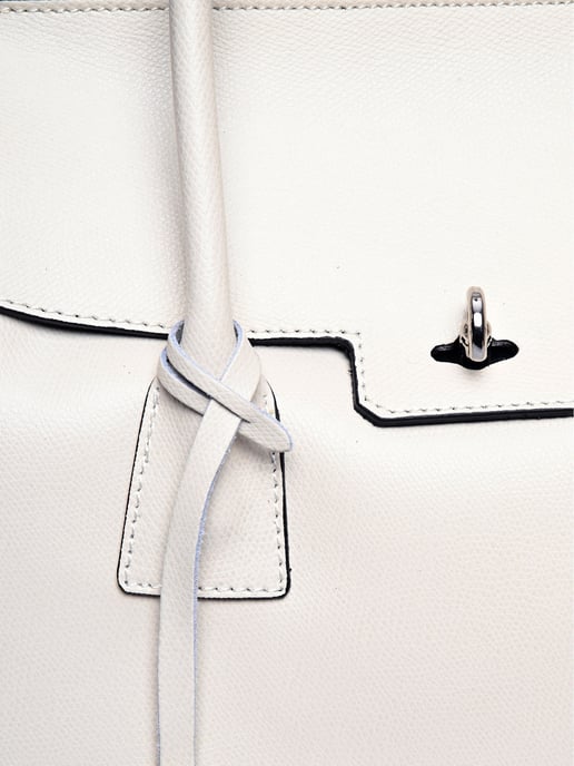 Luisa Vannini Beige Bolso de cuero - Image 3
