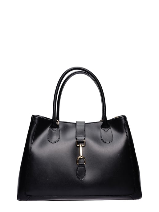 Isabella Rhea Negro Bolso de cuero - Image 1