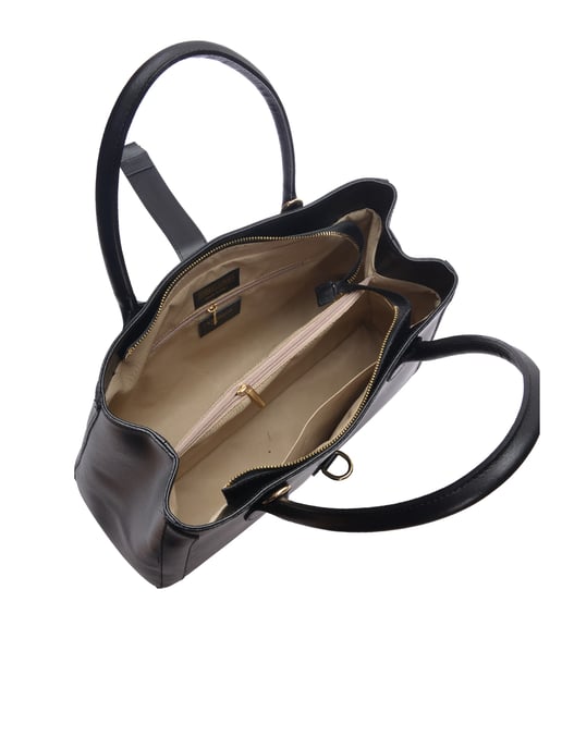 Isabella Rhea Negro Bolso de cuero - Image 4