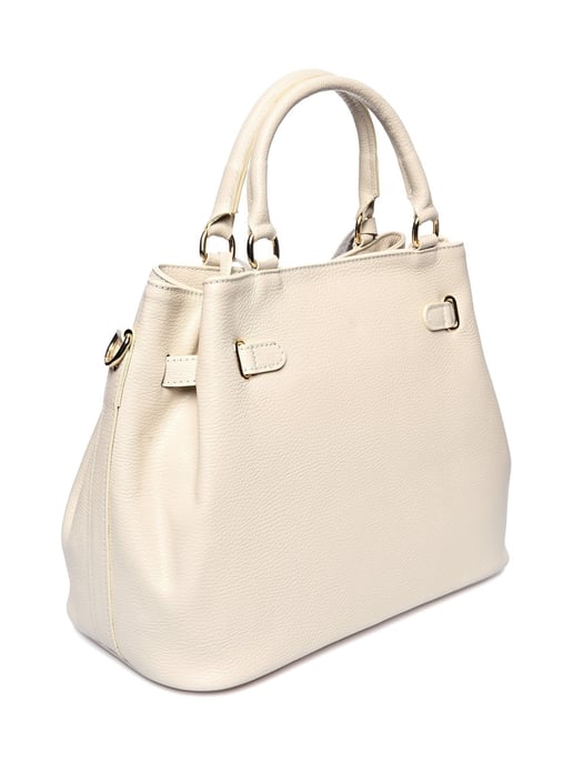 Anna Luchini Beige Bolso de cuero - Image 2
