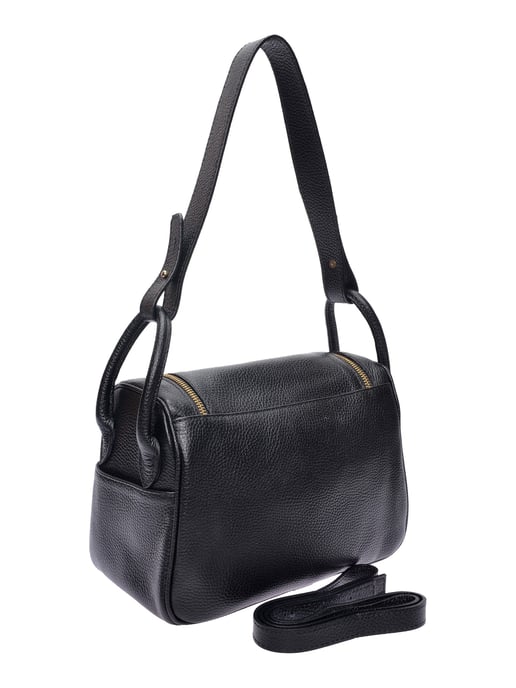 Luisa Vannini Negro Bolso de cuero - Image 2