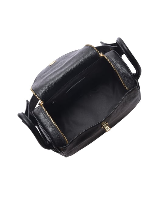 Luisa Vannini Negro Bolso de cuero - Image 4