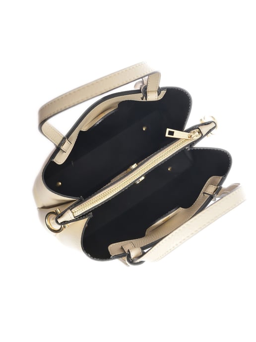 Isabella Rhea Beige Bolso de cuero - Image 4