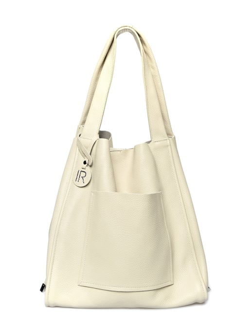 Isabella Rhea Beige Bolso de cuero - Image 1