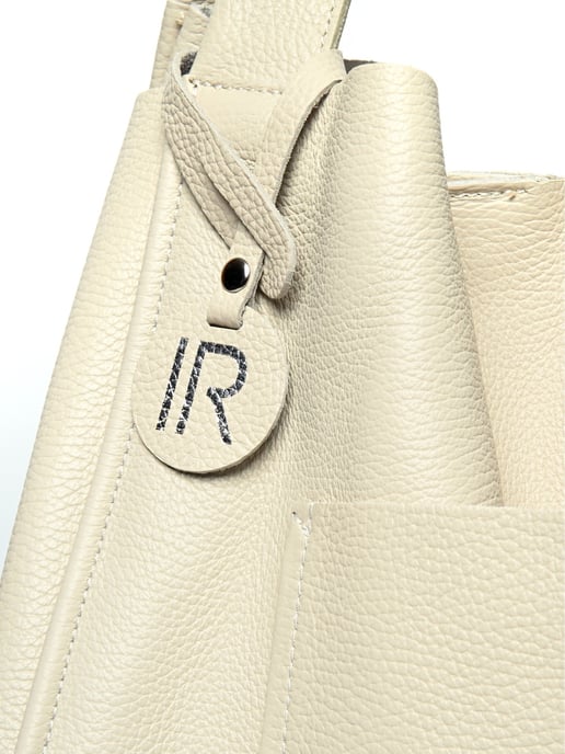 Isabella Rhea Beige Bolso de cuero - Image 3