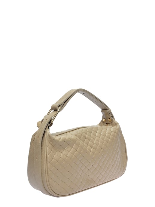 Anna Luchini Beige Bolso de cuero - Image 2
