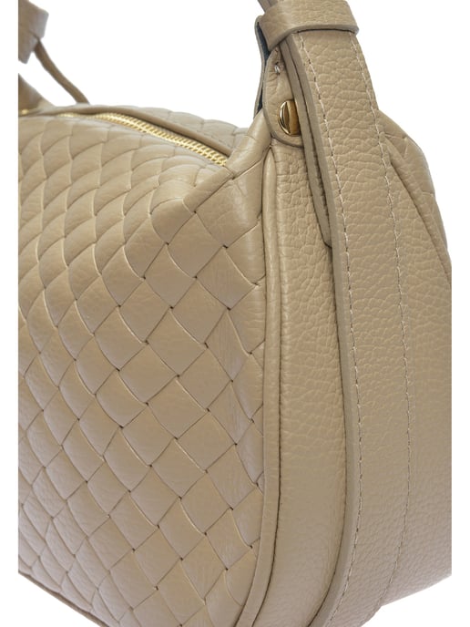 Anna Luchini Beige Bolso de cuero - Image 3