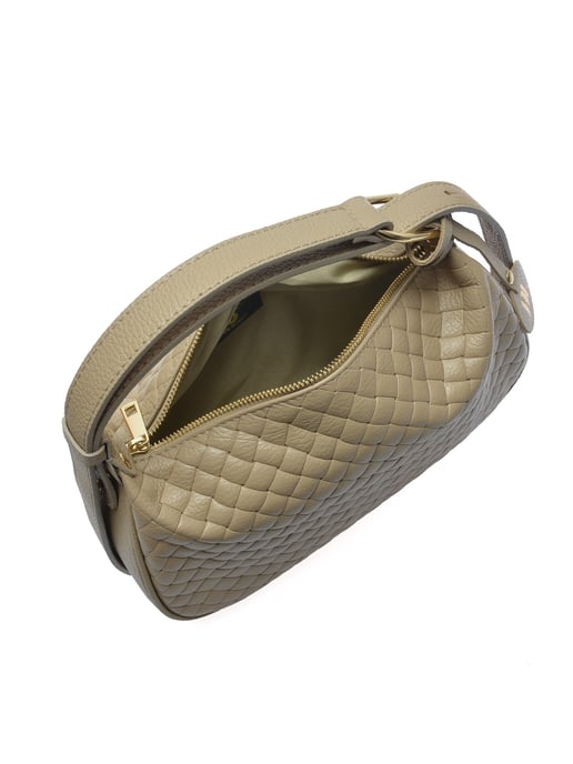 Anna Luchini Beige Bolso de cuero - Image 4