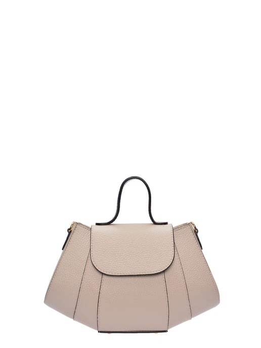 Luisa Vannini Beige Bolso de cuero - Image 1