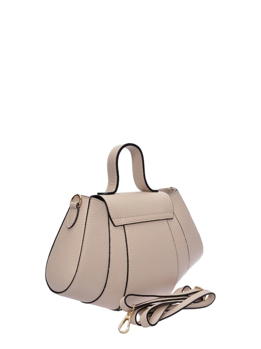Luisa Vannini Beige Bolso de cuero - Image 2