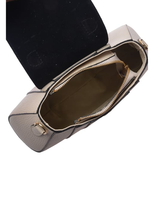 Luisa Vannini Beige Bolso de cuero - Image 4