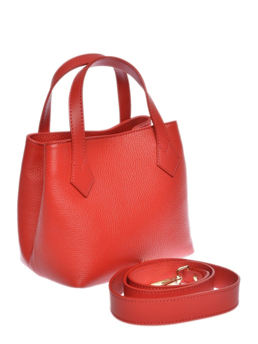 Luisa Vannini Rojo Bolso de cuero - Image 2