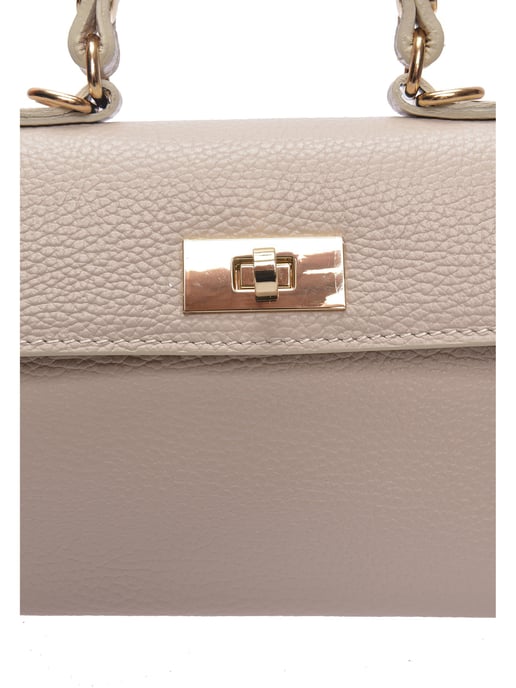 Luisa Vannini Beige Bolso de cuero - Image 3