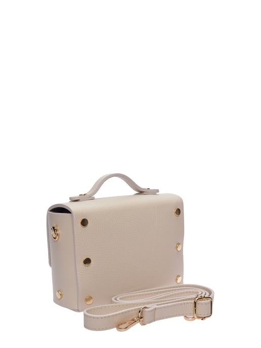 Luisa Vannini Beige Bolso de cuero - Image 2