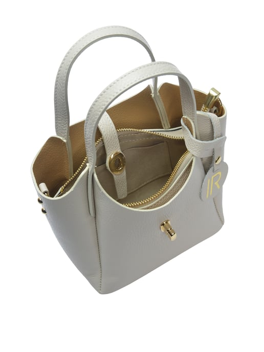 Isabella Rhea Beige Bolso de cuero - Image 4
