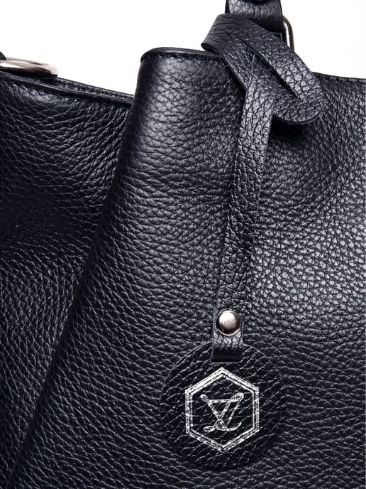 Luisa Vannini Negro Bolso de cuero - Image 3