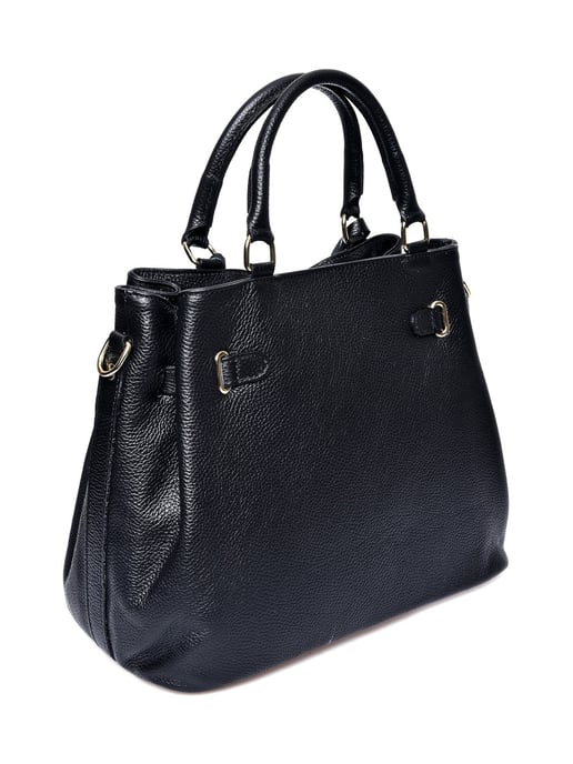 Anna Luchini Negro Bolso de cuero - Image 2